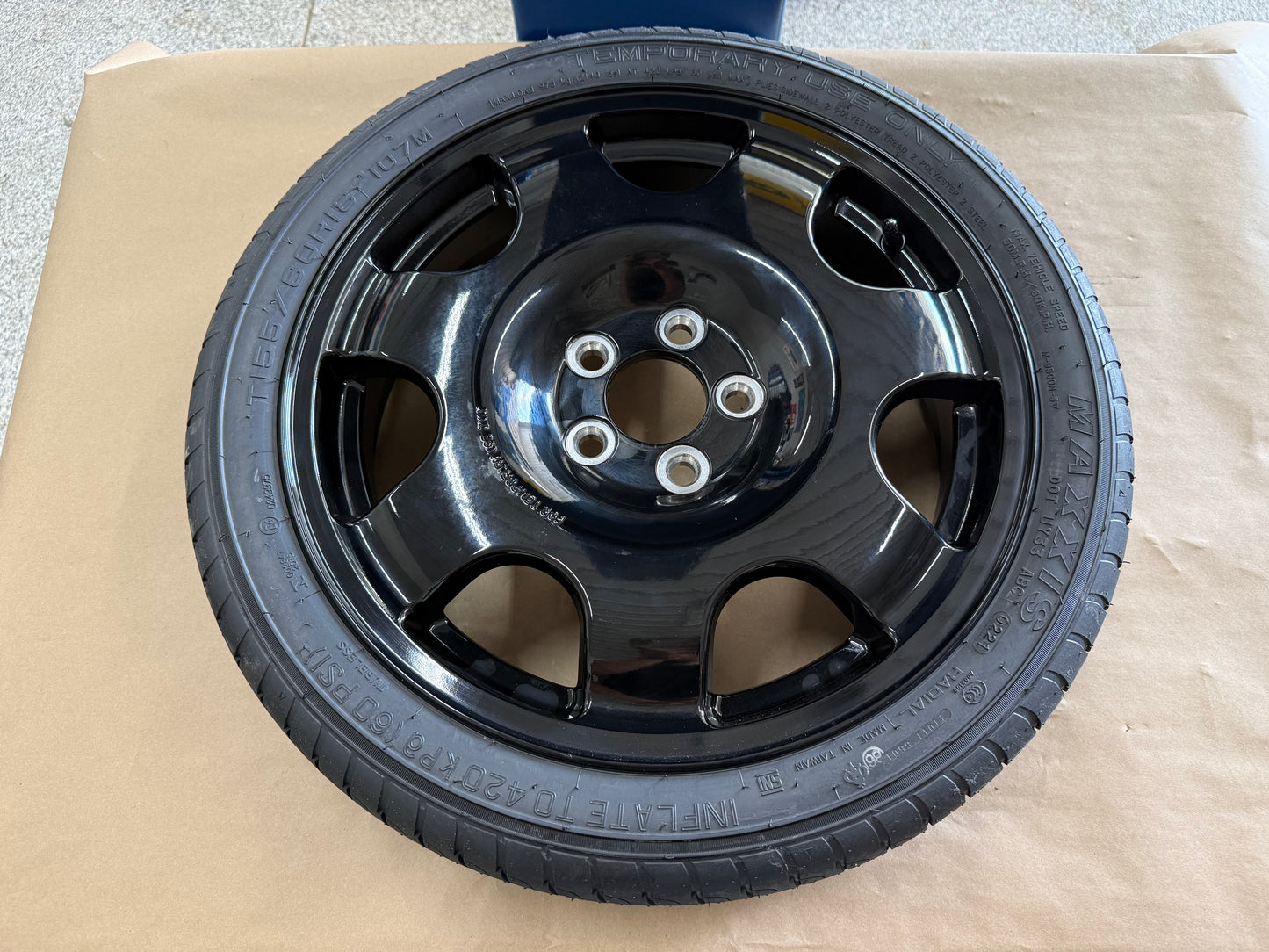 2015-2026 Mustang GT Spare Tire 155/60/18 "Black"
