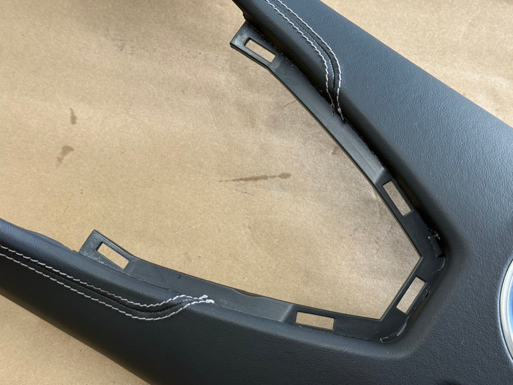 2024-2026 Ford Mustang Center Console Top Leather Wrapped Plastic Knee Pads