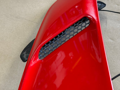 2015-2017 Ford Mustang GT Hood Insert Vents RH LH Pair "Race Red"