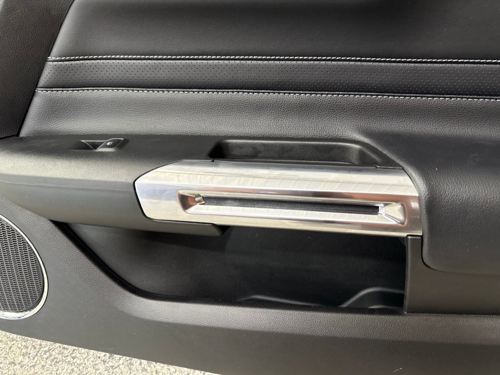 2018-2023 Mustang GT V6 EcoBoost LH RH Premium Leather Insert Door Panels Pair