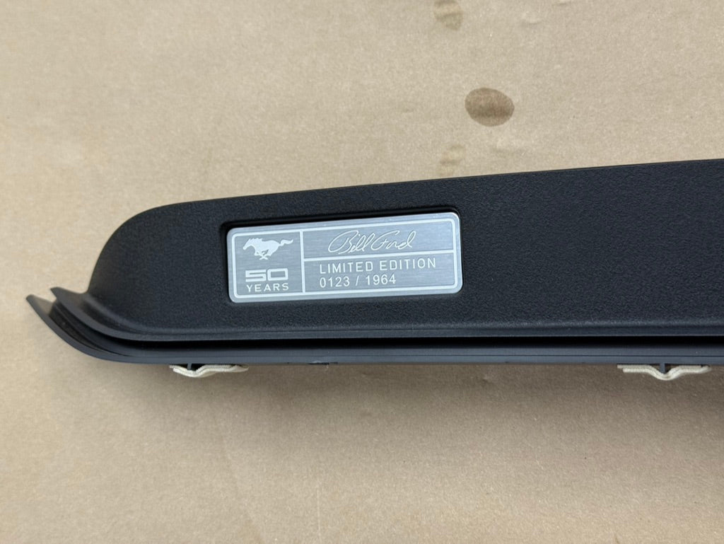 2015 Ford Mustang GT 50th Anniversary Dash Plaque Trim Insert