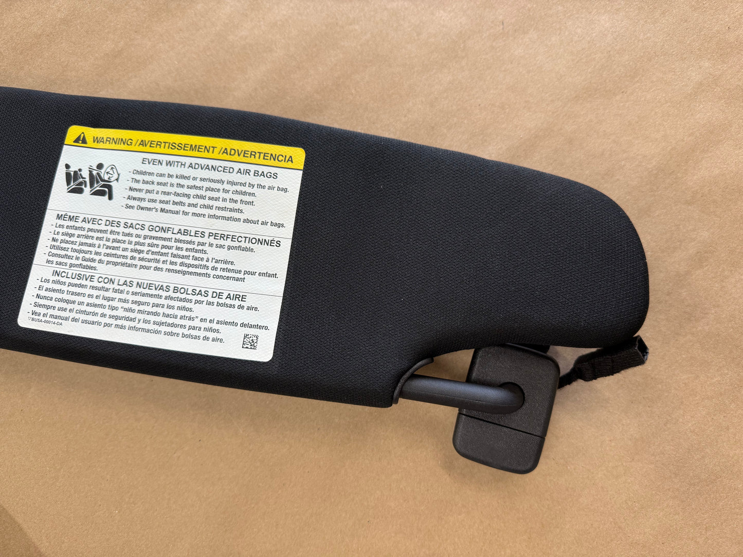2015-2023 Ford Mustang Coupe Sun Visors Pair "Home Link"
