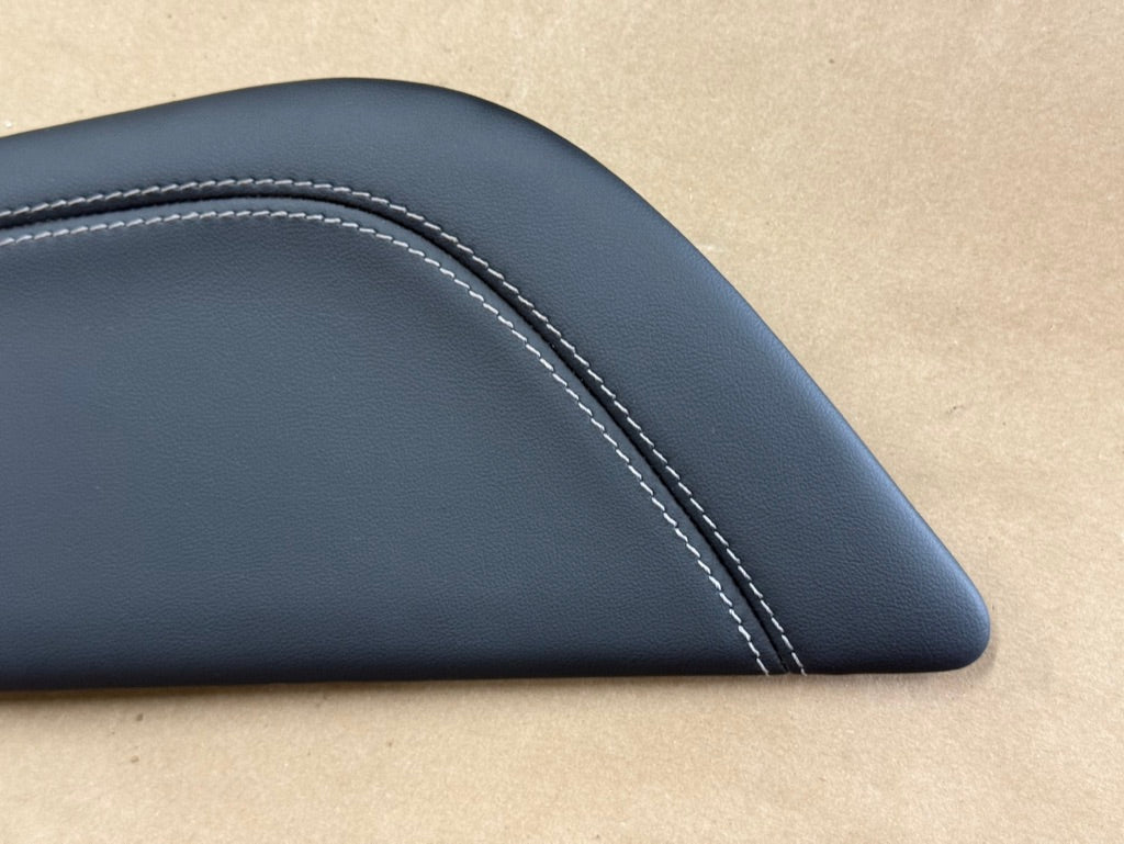 2024-2026 Ford Mustang Center Console Top Leather Wrapped Plastic Knee Pads