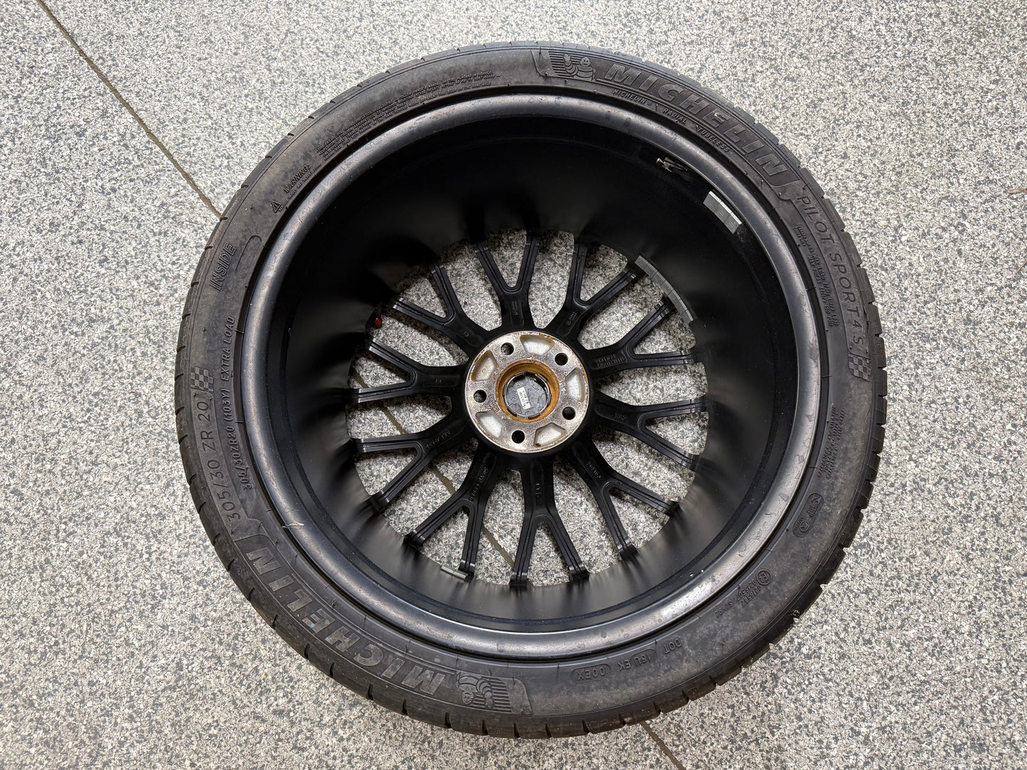 2015-2023 Ford Mustang GT 20x10" Wheel Rim PP1 305/30/20 Michelin AM Replica