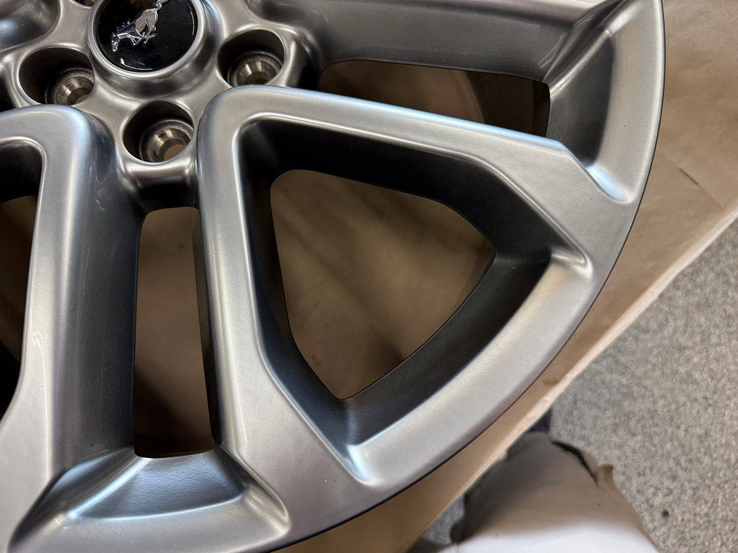 2015-2023 Ford Mustang GT Silver Wheel Rim 20x9"