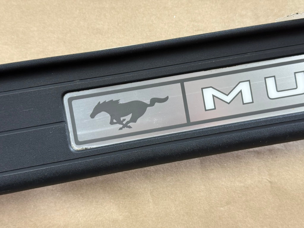 2015-2023 Ford Mustang "My Color" Sill/Scuff Plates Interior Trim Black