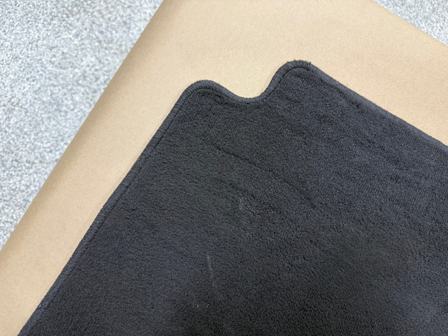 2024-2026 Ford Mustang Front Floor Mats Carpet "Black Stitch"