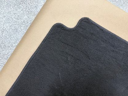 2024-2026 Ford Mustang Front Floor Mats Carpet "Black Stitch"