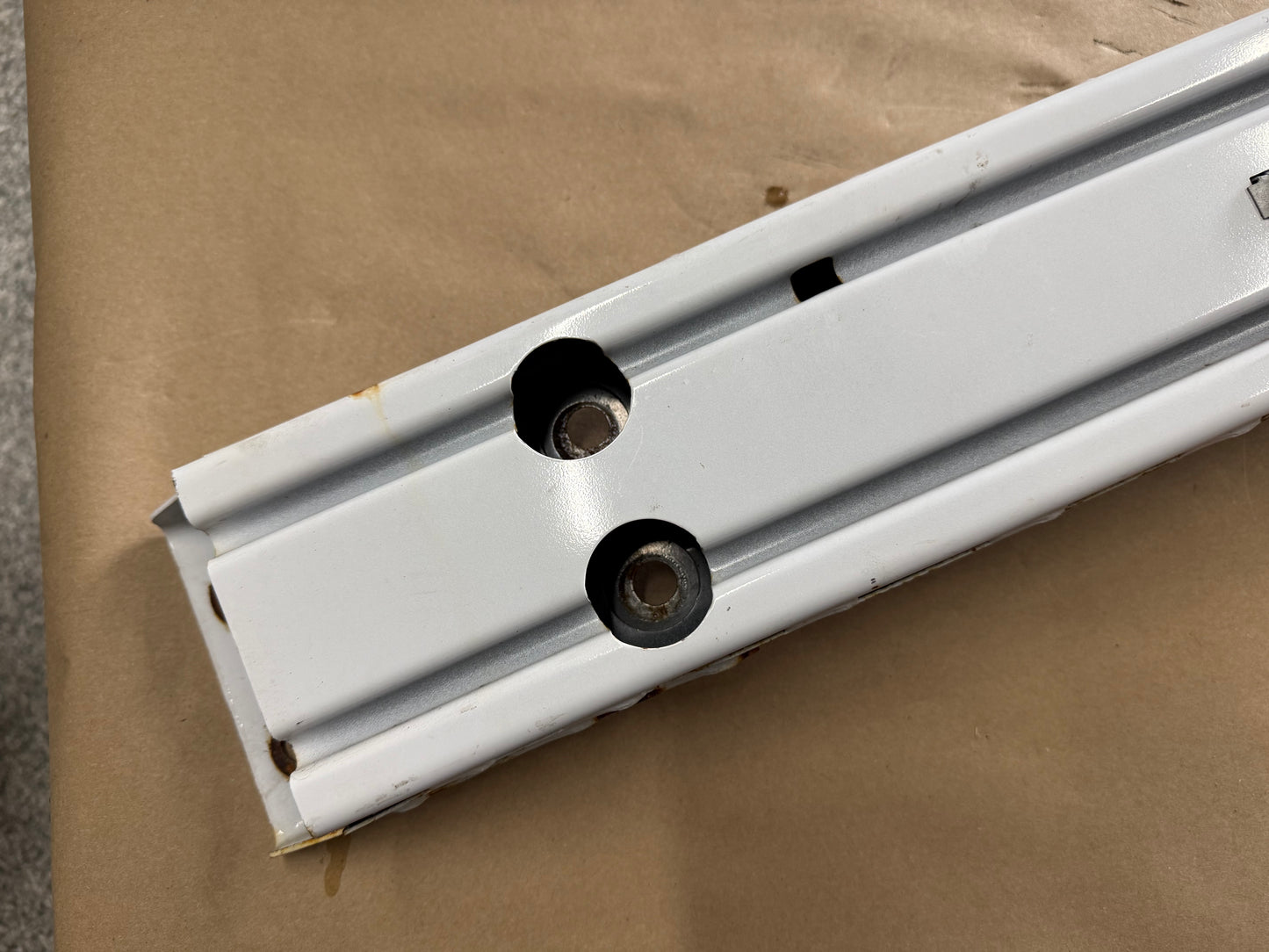 2018-2023 Ford Mustang GT Front Bumper Support Reinforcement "White"