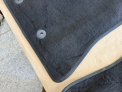 2024-2026 Ford Mustang Dark Horse Front Floor Mats Carpet "Blue Stitch"