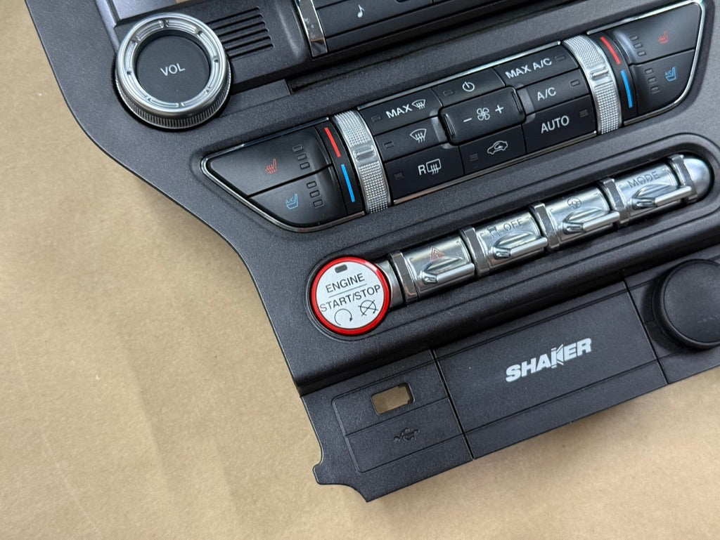 2015-2017 Ford Mustang GT Face Plate Premium Radio 8 inch Trim Piece