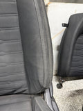 2015-2017 Ford Mustang GT Black Cloth Seats Coupe Front Rear Power Seats