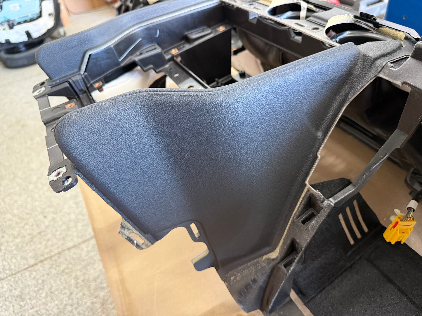2018-2023 Ford Mustang GT 5.0 Leather Dash Pad Frame "Red Stitch"