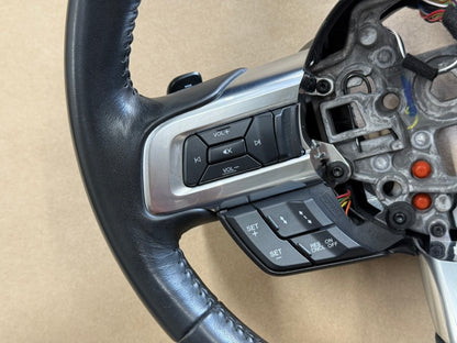 2018-2023 Ford Mustang Leather Steering Wheel Automatic Paddle Shifters