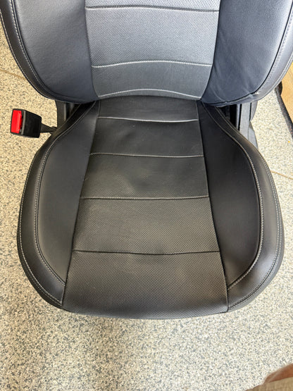 2015-2017 Ford Mustang GT Premium Leather Front Rear Seats Black Heated/Cooled