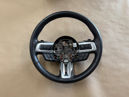 2018-2023 Mustang Leather Steering Wheel Automatic Paddle Shifters