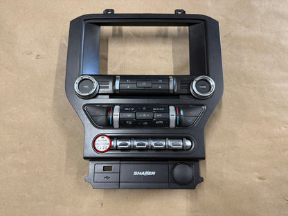 2015-2017 Ford Mustang GT Face Plate Premium Radio 8 inch Trim Piece