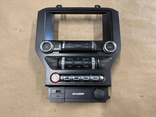 2015-2017 Ford Mustang GT Face Plate Premium Radio 8 inch Trim Piece