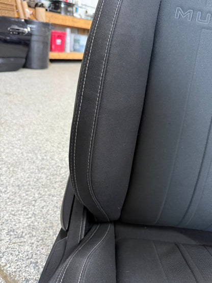 2018-2023 Ford Mustang GT Black Cloth Seats Coupe Front Rear Power Seats