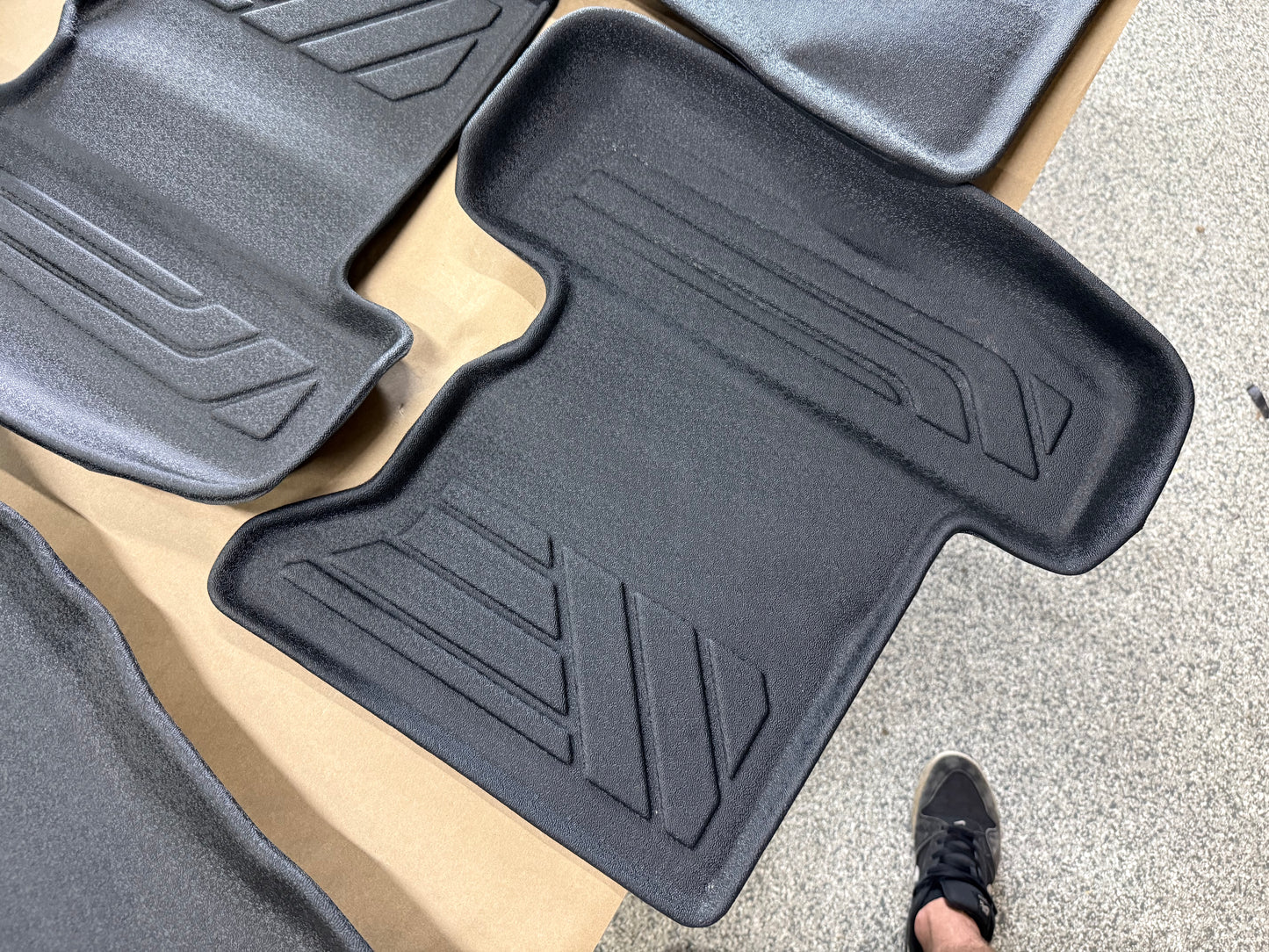 2024-2026 Ford Mustang Rubber Front & Rear Floor Mats - Aftermarket