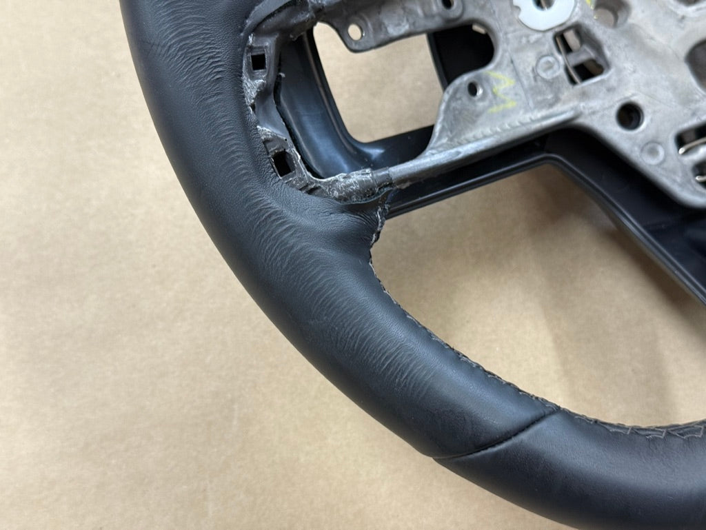 2024-2026 Ford Mustang GT Leather Steering Wheel Bare "Automatic"