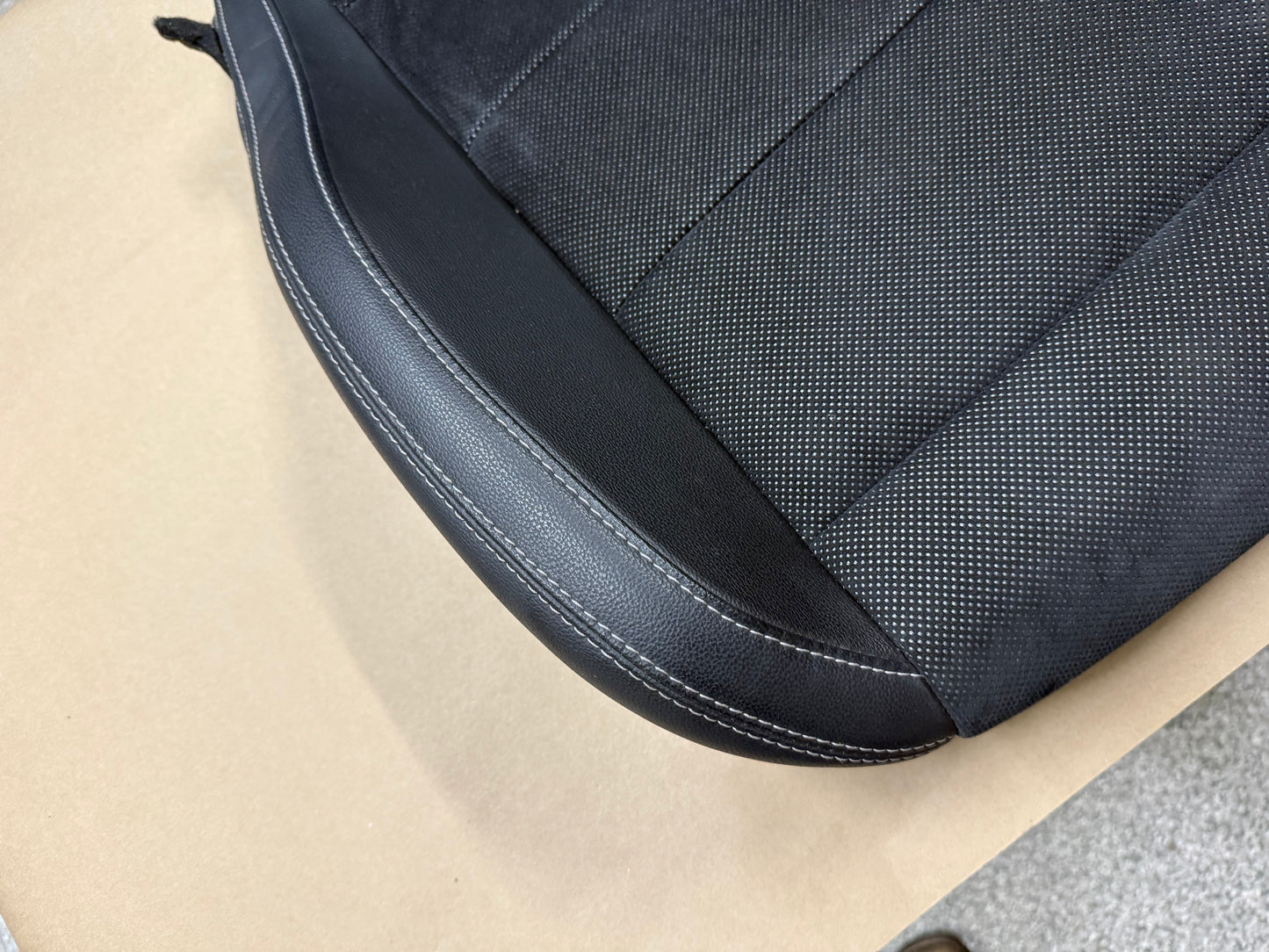 2018-2023 Ford Mustang RH Passenger Side Front Lower Leather/Suede Seat Cover