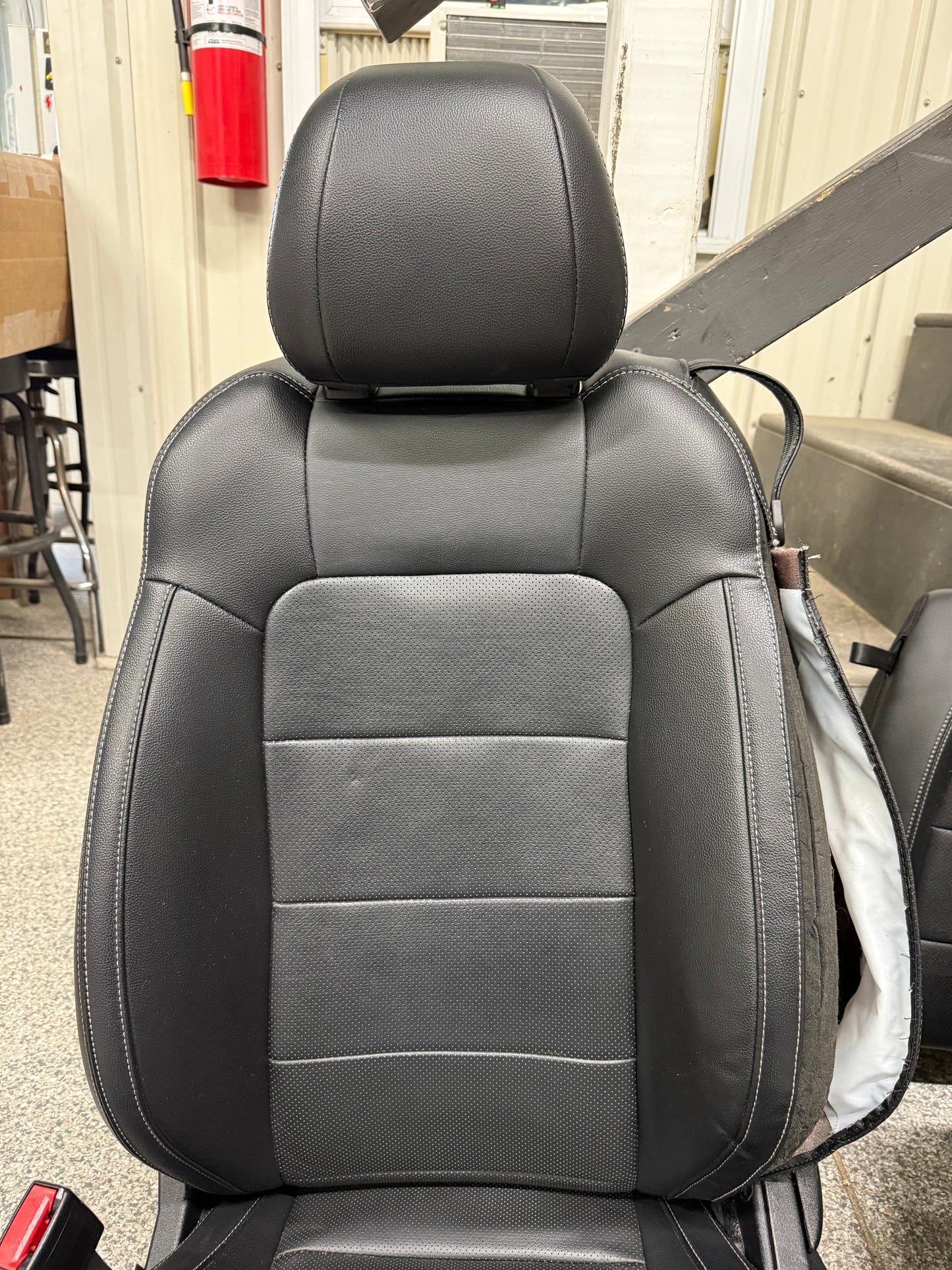 2015-2017 Ford Mustang GT Leather Front Rear Seats Black Heated/Cooled