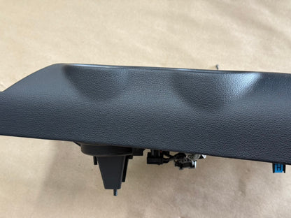 2018-2023 Mustang GT Center Console Top Interior Trim Pieces Leather Red Stitch