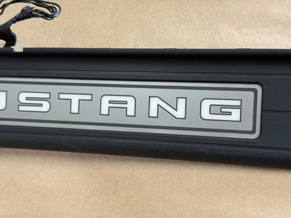 2015-2023 Ford Mustang "My Color" Sill/Scuff Plates Interior Trim Black