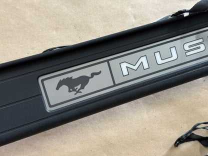 2015-2023 Ford Mustang "My Color" Sill/Scuff Plates Interior Trim Black