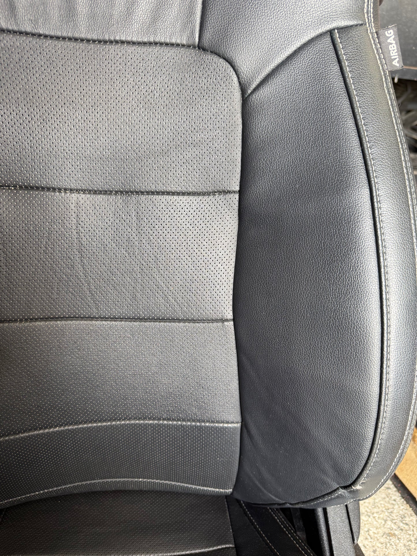 2015-2017 Ford Mustang GT Premium Leather Front Rear Seats Black Heated/Cooled