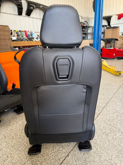 2018-2023 Ford Mustang GT California Special Front Rear Seats Black Red Stitch