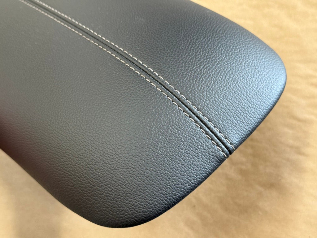2015-2023 Ford Mustang Center Top Console Lid Armrest Grey Stitch