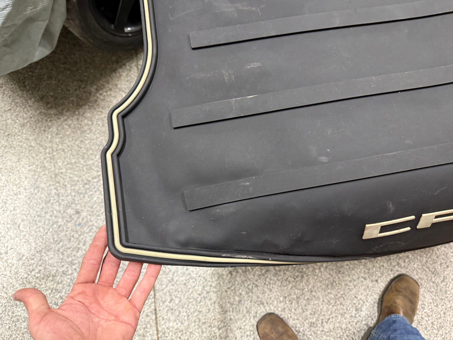 2010-2015 Chevrolet Camaro SS Rubber Trunk Mat - OEM