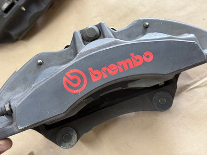 2015-2023 Ford Mustang GT Front 6 Piston BREMBO Brake Calipers Rotors 34k mi