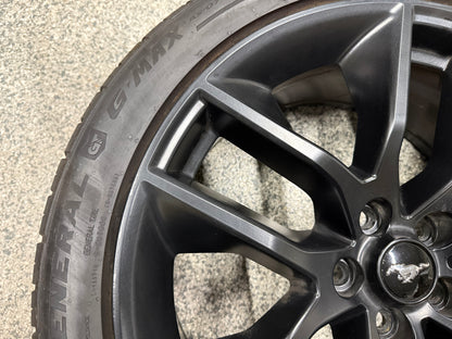 2015-2023 Ford Mustang GT Black Wheel Rim 20x9" General G Max 275/35/20