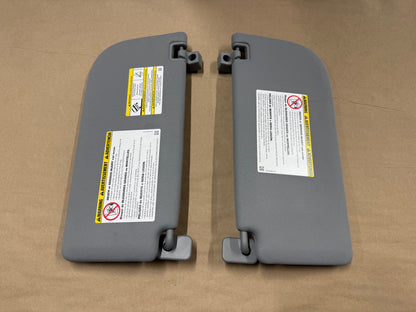 2023-2025 Ford F-250 Super Duty Sun Visors Pair "Grey"