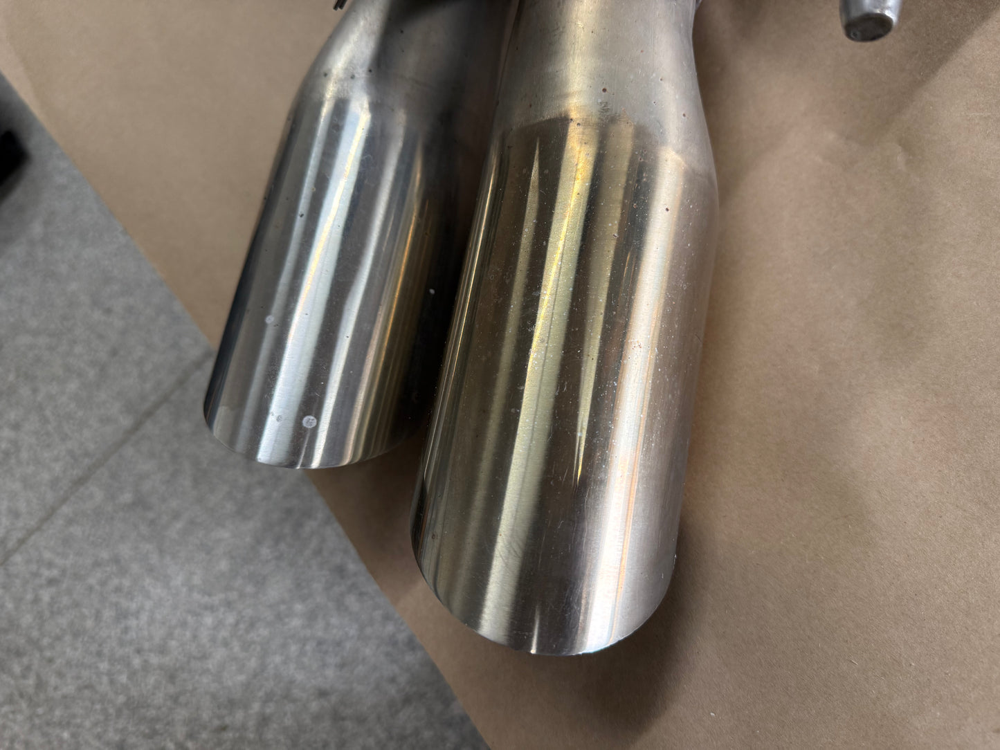 2018-2023 Ford Mustang GT LH Driver Side Active Exhaust Muffler Quad Tip