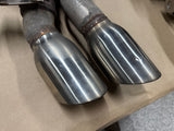 2012-2015 Chevrolet Camaro SS Quad Tip Mufflers RH LH Pair Used