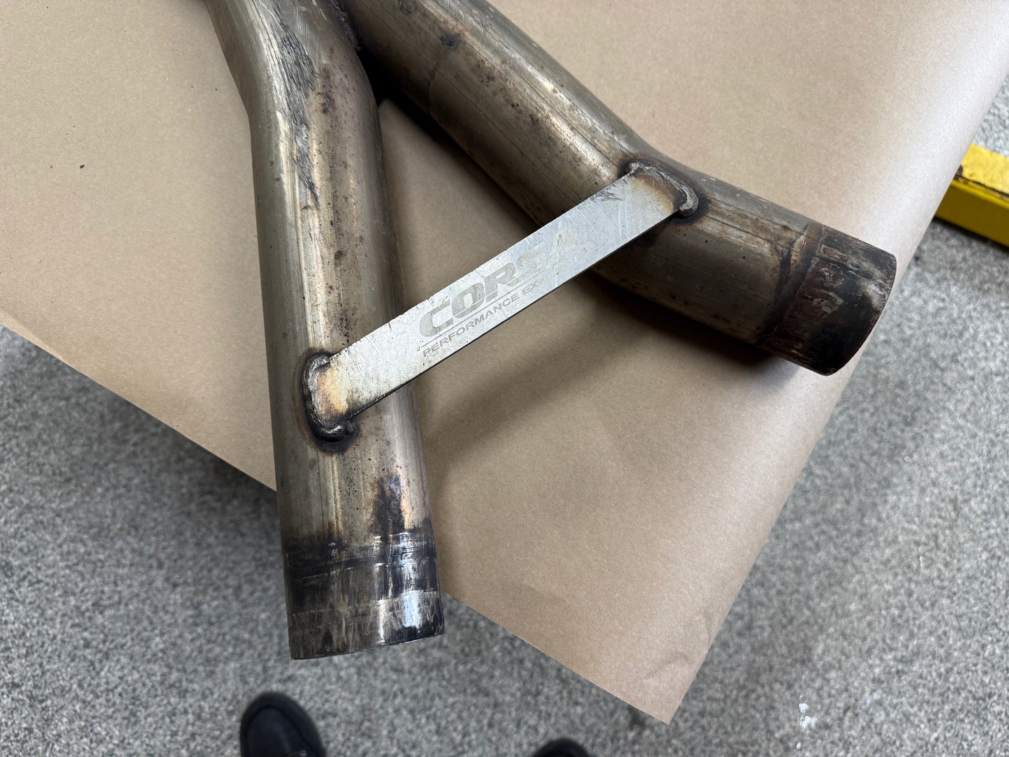 2015-2025 Ford Mustang GT Corsa Resonator Delete Double X-Pipe - Aftermarket