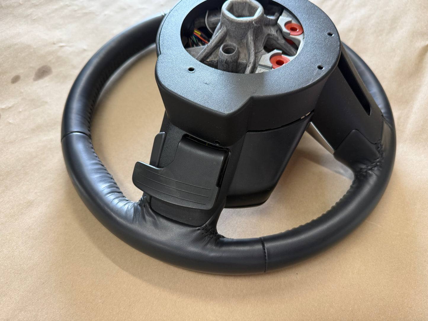 2018-2023 Mustang Leather Steering Wheel Automatic Paddle Shifters