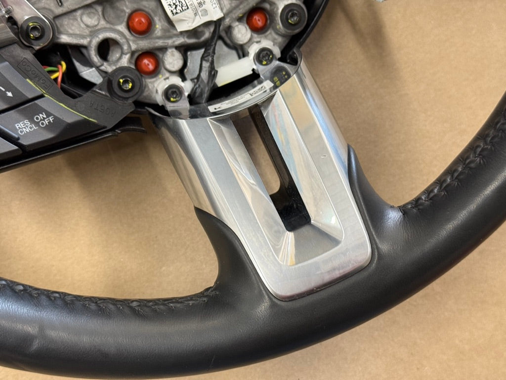 2018-2023 Mustang Leather Steering Wheel Automatic Paddle Shifters Heated