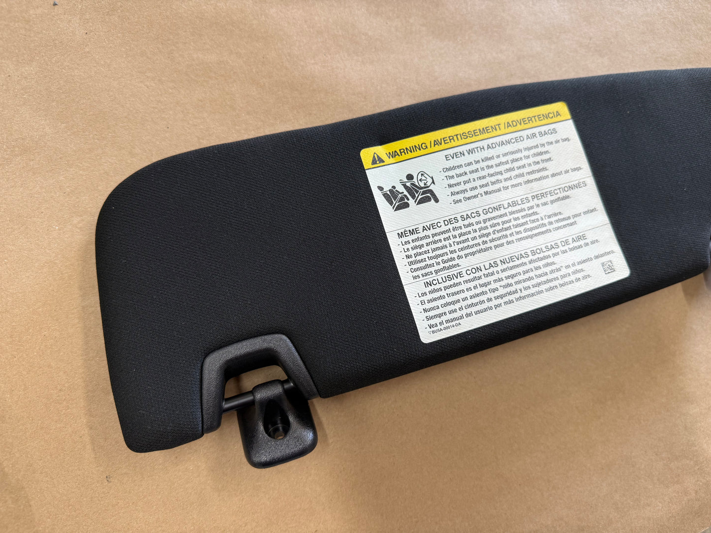 2015-2023 Ford Mustang Coupe Sun Visors Pair "Home Link"