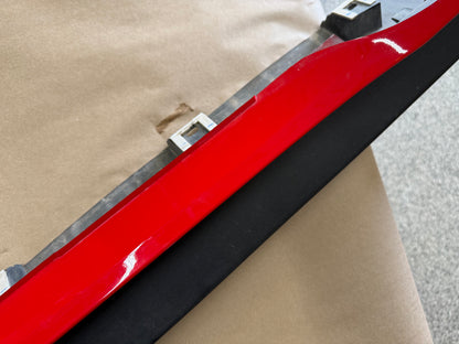 2015-2023 Mustang GT V6 LH Side Skirt Molding Driver Side "Race Red"