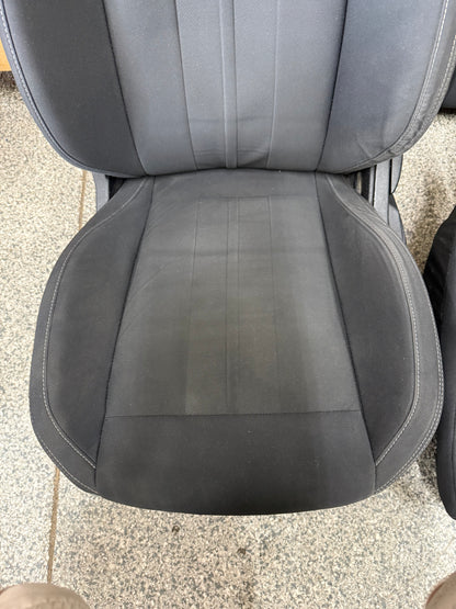 2018-2023 Ford Mustang GT Black Cloth Seats Coupe Front Rear Power Seats
