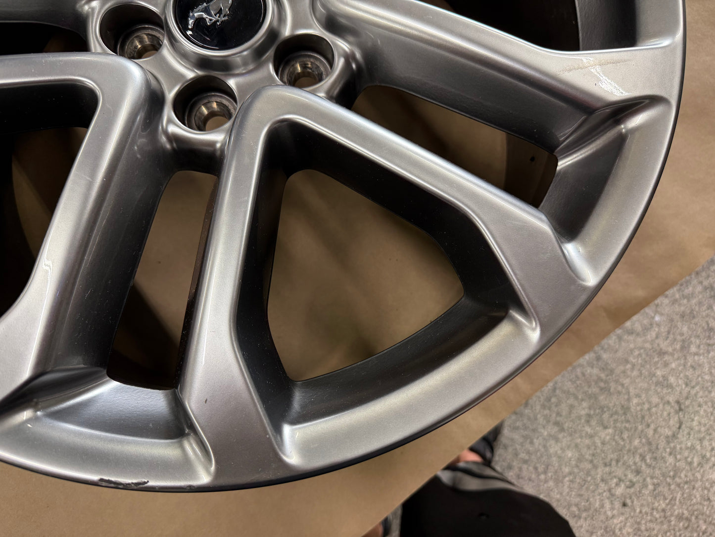 2015-2023 Ford Mustang GT Silver Wheel Rim 20x9"