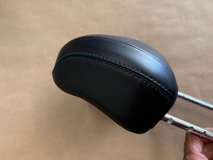 2018-2023 Ford Mustang RH Passenger Seat Headrest "Blue Stitch"