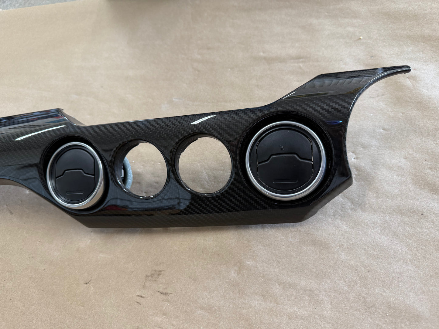 2015-2023 Mustang GT GT500 PP1 Carbon Fiber Interior Dash Trim Kit 4-Piece