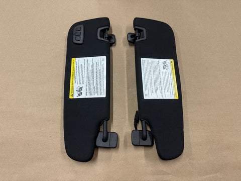 2015-2023 Ford Mustang Coupe Sun Visors Pair "Home Link"