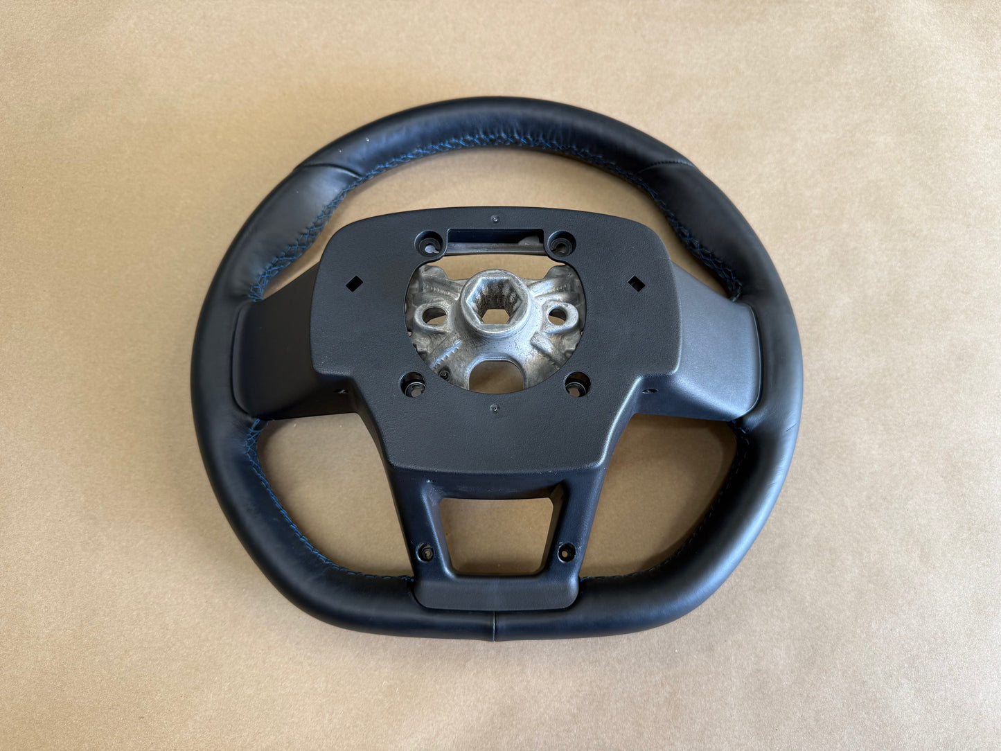 2024-2026 Ford Mustang Dark Horse Suede Leather Steering Wheel "Manual"
